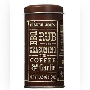 Trader Joe's Coffee Garlic BBQ Rub Seasoning NEW Set of 2